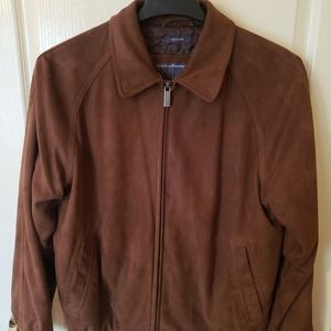 Perry Ellis Suede Jacket Men's